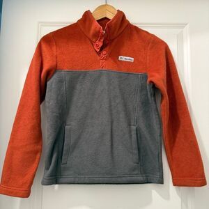 Columbia Steen 1/4 snap Fleece Pullover size M 10/12
